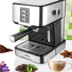 Espressor de cafea HEINNER HEM-850IXBK, 850W, capacitate 1.5L, Filtru inox 2 cesti - Img 2