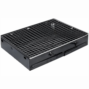Gratar de masa pliabil, dimensiune 35.5x27 cm, pentru carbune - Img 4