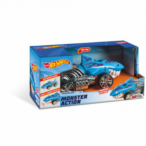 Masinuta Hot Wheels Monster Action - Sharkruiser, cu lumini si sunete