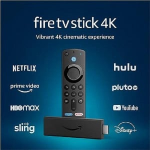 Media Player Amazon TV Stick 4K 2021, Quad-Core, Wi-Fi, Bluetooth, Dolby Atmos, Negru - Img 2