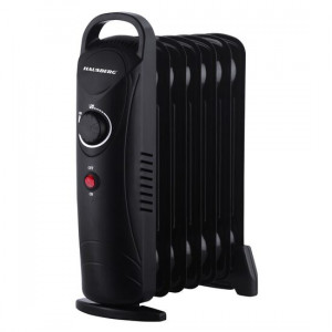 Mini Calorifer electric cu ulei HAUSBERG HB-8940, o singura treapta de incalzire, 800-1000 W, 7 elementi