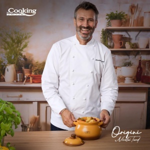 Oala ceramica cu capac, acoperire ceramica, dimensiune 12 x 11 cm, capacitate 2 L, Origini Chef Nicolai Tand - Img 3