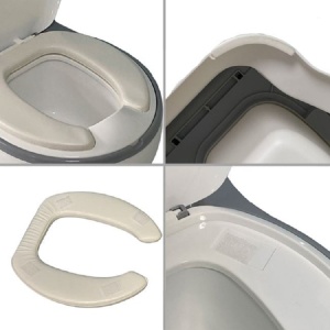 Olita tip WC pentru copii cu sunet, 27x27x32 cm, fFunctioneaza cu 3 baterii AG13 - Img 5