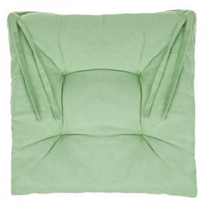 Perna decorativa pentru scaun, doua fete, dimensiune 40x40x5 cm, Verde Menta
