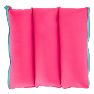 Perna textila 2 in 1 pentru plaja, dimensiune 35x35 cm, Fucsia - Img 2