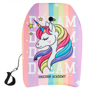 Placa inot pentru fete, dimensiune 65 x 45 cm, Unicorn - Img 1