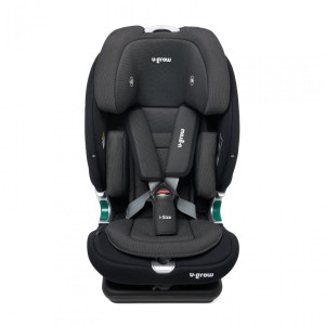 Scaun auto I-size U-Grow Goldfix Plus, isofix, 76-150 cm (9-36 kg), boxa bluetooth , negru - Img 4