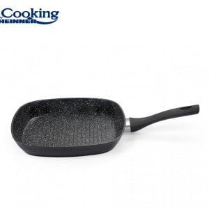 Set gatit cu 2 piese, Aluminiu forjat, interior marmorat non-stick, Top Chef - Img 4