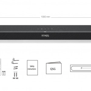 Soundbar TCL TS8111, 260w, 2.1 canale, Difuzor central + subwoofer, Negru - Img 4