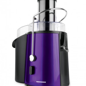 Storcator de fructe si legume Heinner XF-1000UV, 1000 W, Recipient suc 1 l, Recipient pulpa 2 l, 2 Viteze, Tub de alimentare 75 mm, Violet - Img 2