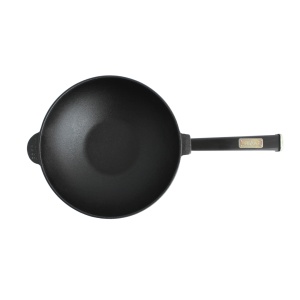 Tigaie wok fonta cu capac, 26×11 cm, 2.8 L - Img 5