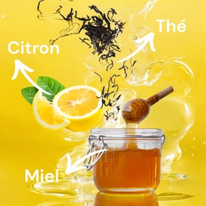 ingrediente Sweety Freshly ceai negru, miere, lamaie