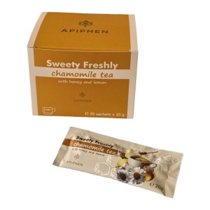 Ceai de mușețel cu miere și lămâie Sweety Freshly 20 plicuri x 20g