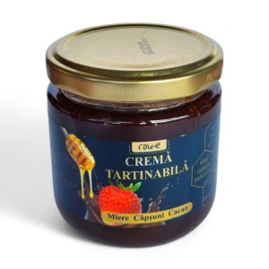 Crema tartinabilă Căpșuni Rawe - 220g