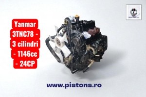 Motor Complet Yanmar 3TNC78 / Komatsu 3D78-1 - 1146cc - 24CP