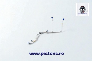 Conducta injector motor JCB 444 Dieselmax aspirat - Injectoare 1 si 2