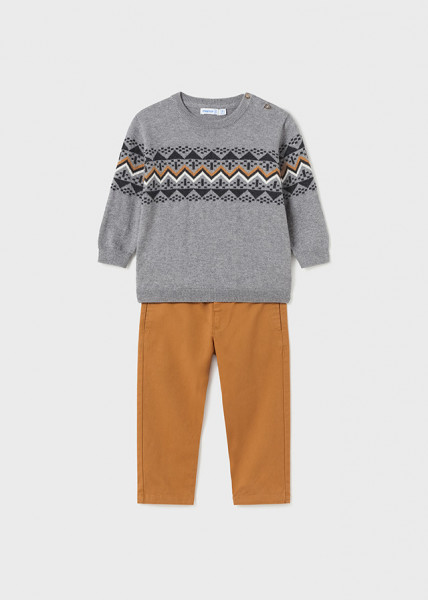 Set cu pantalon model nordic