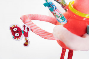 Jucarie din plus interactiva, Flamingo Anais cu manere - Img 3