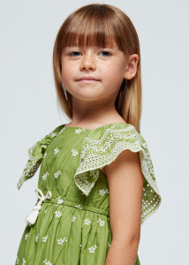 Rochie verde brodata - Img 6