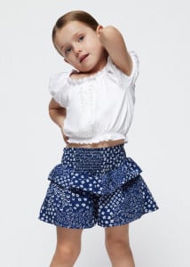 Set fete bluza si fusta cu volane Mayoral