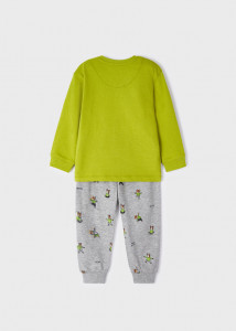Pijama baieti pentru gradinita cu saculet de depozitare - Img 5