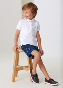 set vara baieti bumbac organic, tricou si pantaloni scurti - producator Mayoral