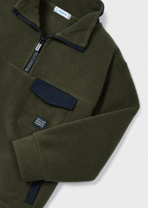 Hanorac fleece verde baiat - Img 3