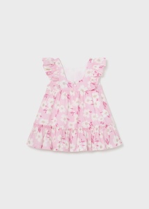 Rochie roz floricele - Img 2