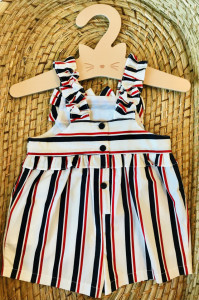 Salopeta romper Red Navy in valiza cu amintiri "Space Blue" - Img 3