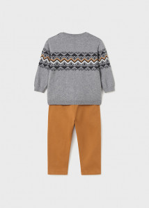 Set cu pantalon model nordic - Img 2