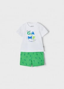 Tricou si pantaloni scurti baiat, bumbac 100%, producator Mayoral