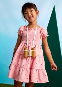 rochie roz model geometric - Img 1