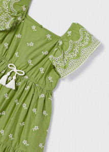 Rochie verde brodata - Img 2