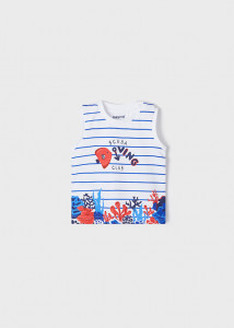 Tricou cu maneca scurta baiat , bermude, maieu, 100% bumbac, producator Mayoral