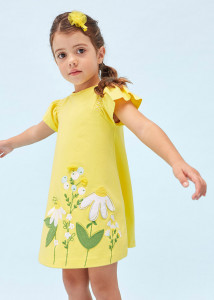 rochie vara fete model flori din bumbac - Mayoral