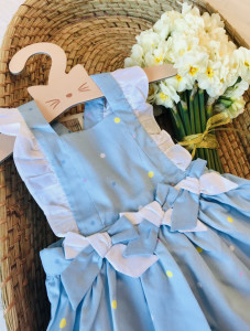 Sarafan bleu in valiza cu amintiri "Unicorn Light Yellow" - Img 4