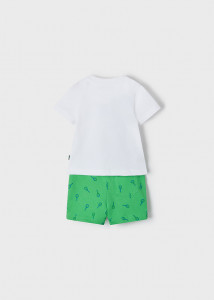 Tricou si pantaloni scurti baiat, bumbac 100%, producator Mayoral