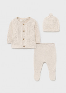 Set nordic tricot trei piese - Img 1