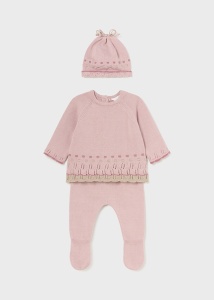 Set tricot 3 piese roz - Img 1