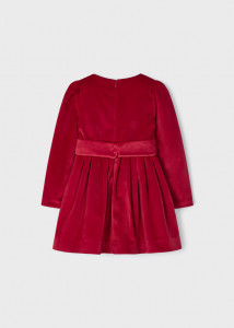 Rochie rosie de catifea - Img 2