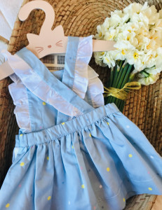 Sarafan bleu in valiza cu amintiri "Unicorn Light Yellow" - Img 5