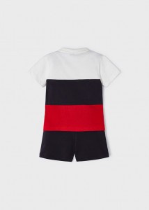 set vara baieti bumbac organic, tricou si pantaloni scurti - producator Mayoral