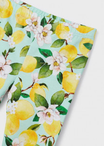 set vara fete bumbac sustenabil, bluza si colanti model lamai - producator Mayoral