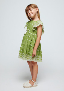 Rochie verde brodata - Img 5