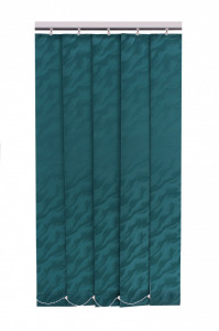 Szalagfüggöny, textil lamellas árnyékoló függöny 127mm - Beata 9621 khaki - Img 1