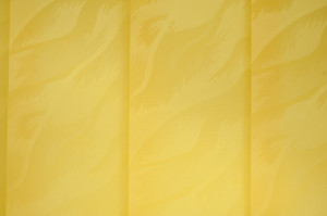 Szalagfüggöny, textil lamellas árnyékoló függöny 127mm - Beata 9623 sárga - Img 3
