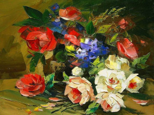 Olaj festmény Tatiana Belu BT 34