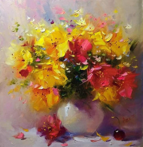 Olaj festmény Tatiana Belu BT 45