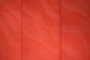 Szalagfüggöny, textil lamellas árnyékoló függöny 127mm - Beata 9608 piros - Img 3