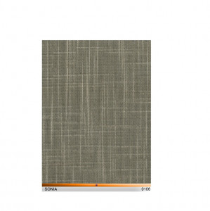 Szalagfüggöny, textil lamellas árnyékoló függöny 127mm -sonia 0106 szürke - Img 3